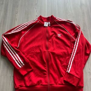 Adidas Red Track Jacket